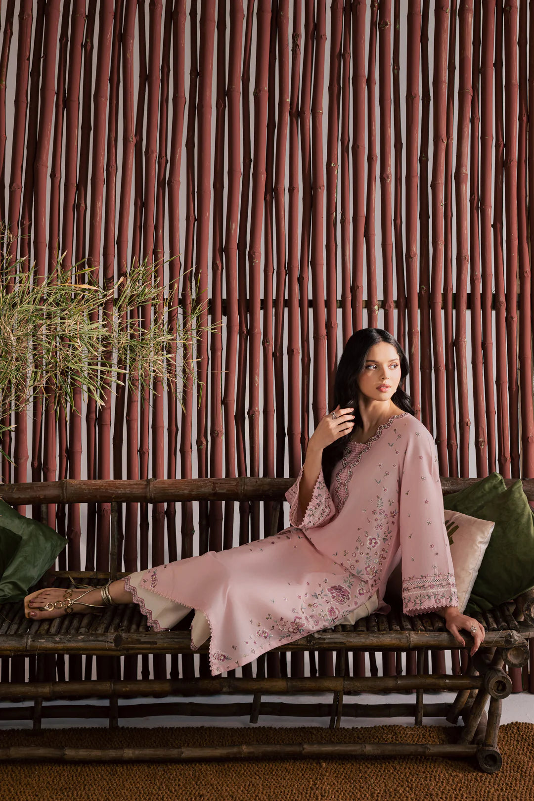 2 piece lawn suit