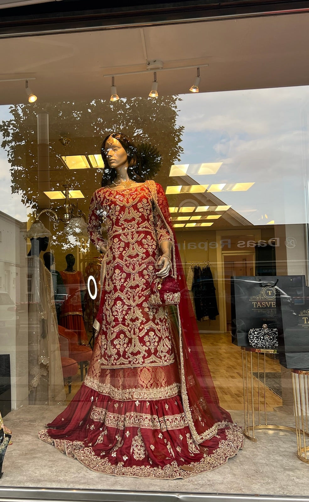 Bridal red 3 piece