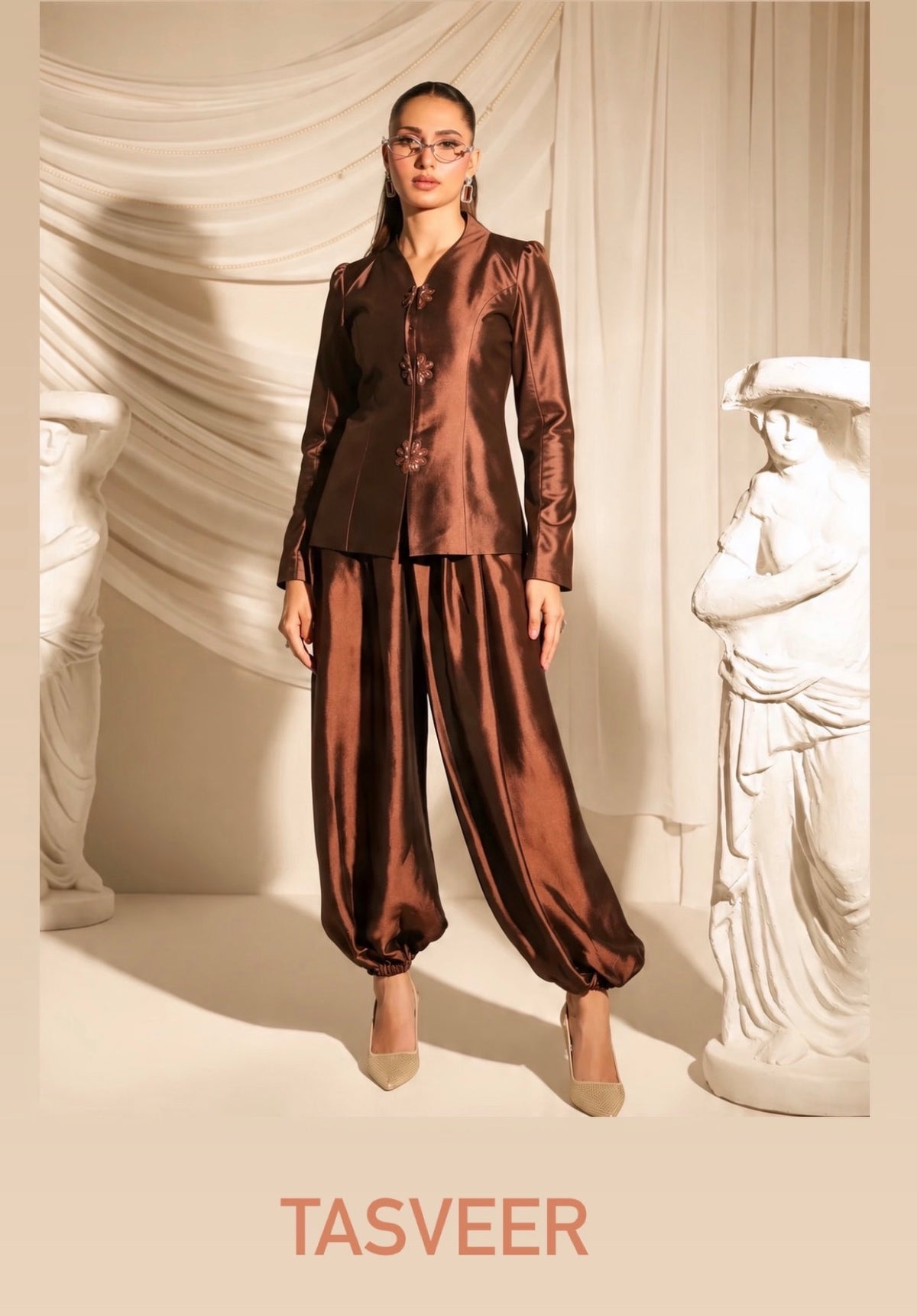 2 piece silk