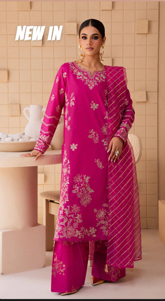 Shocking pink 3 piece