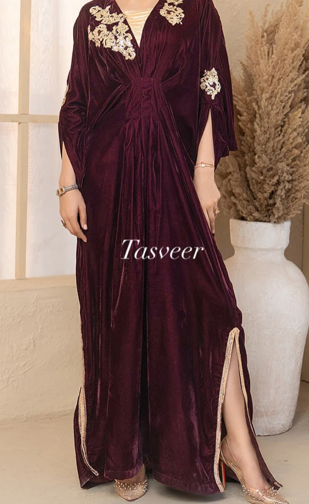 Velvet kaftan