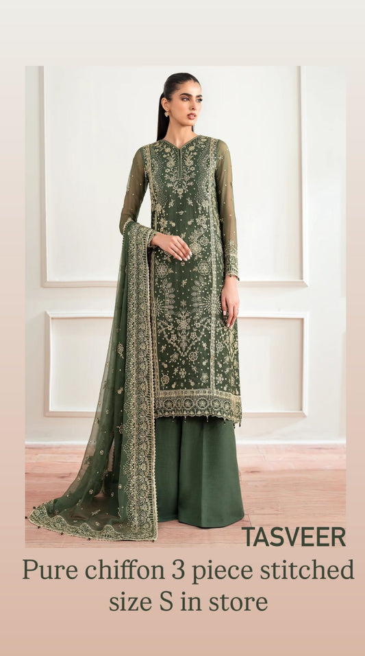 Chiffon suit 3 piece