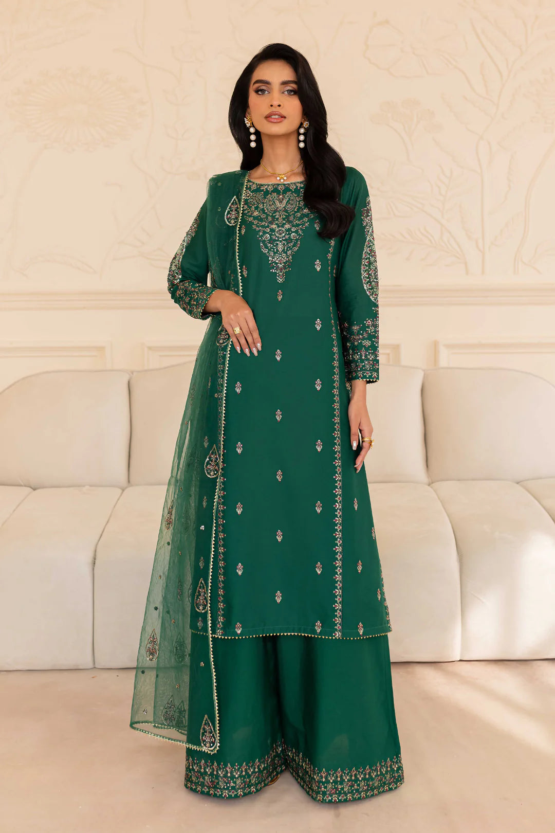 Green suit