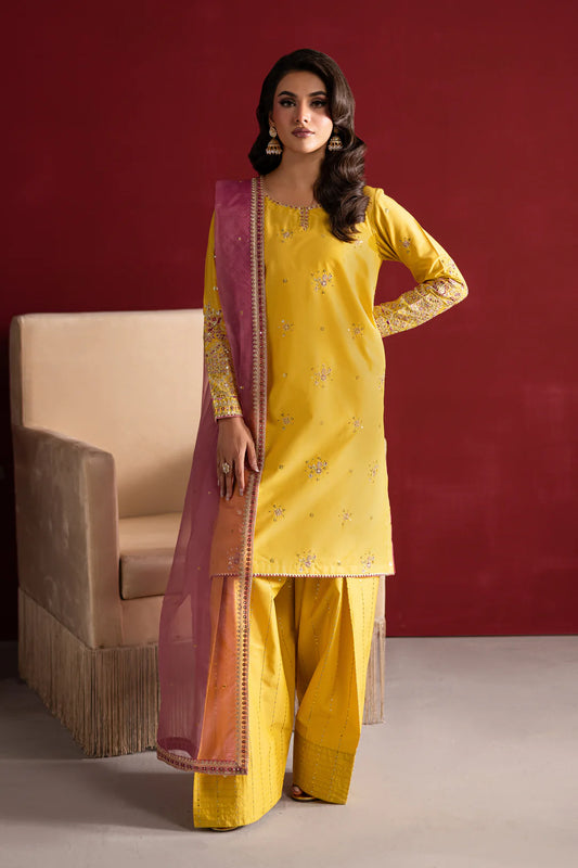 Yellow & pink 3 piece suit