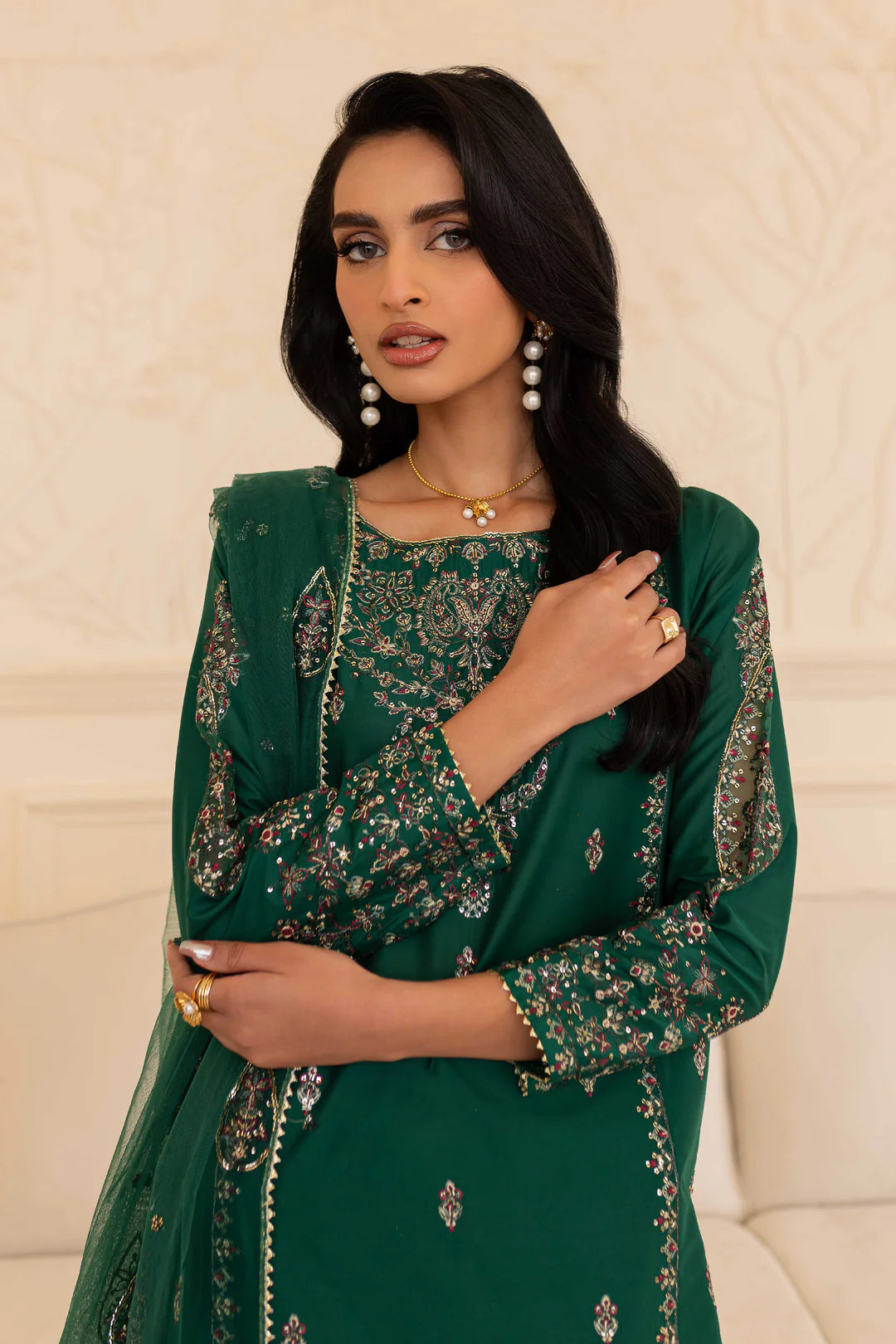 Green suit