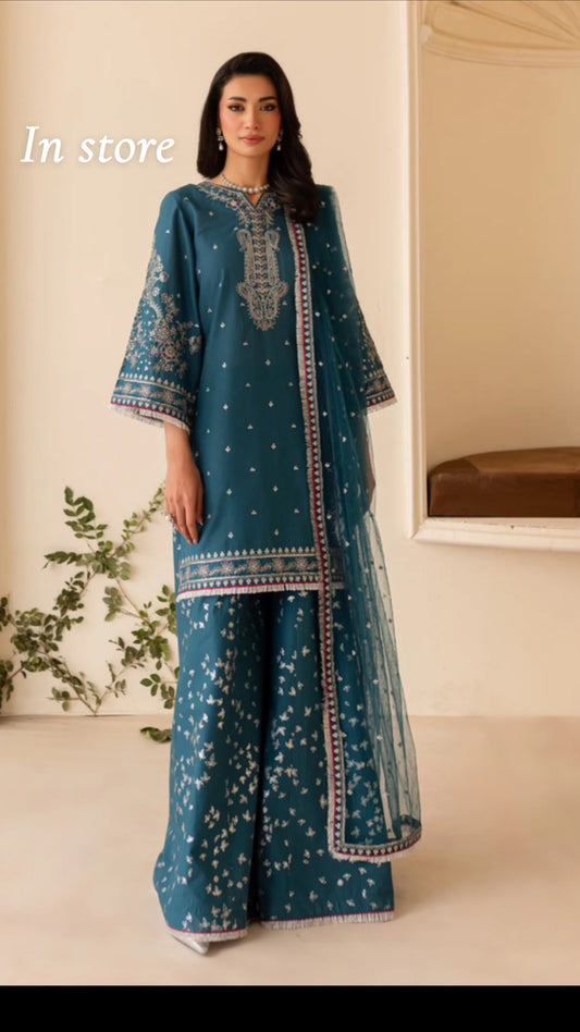 Cotton suit 3 piece