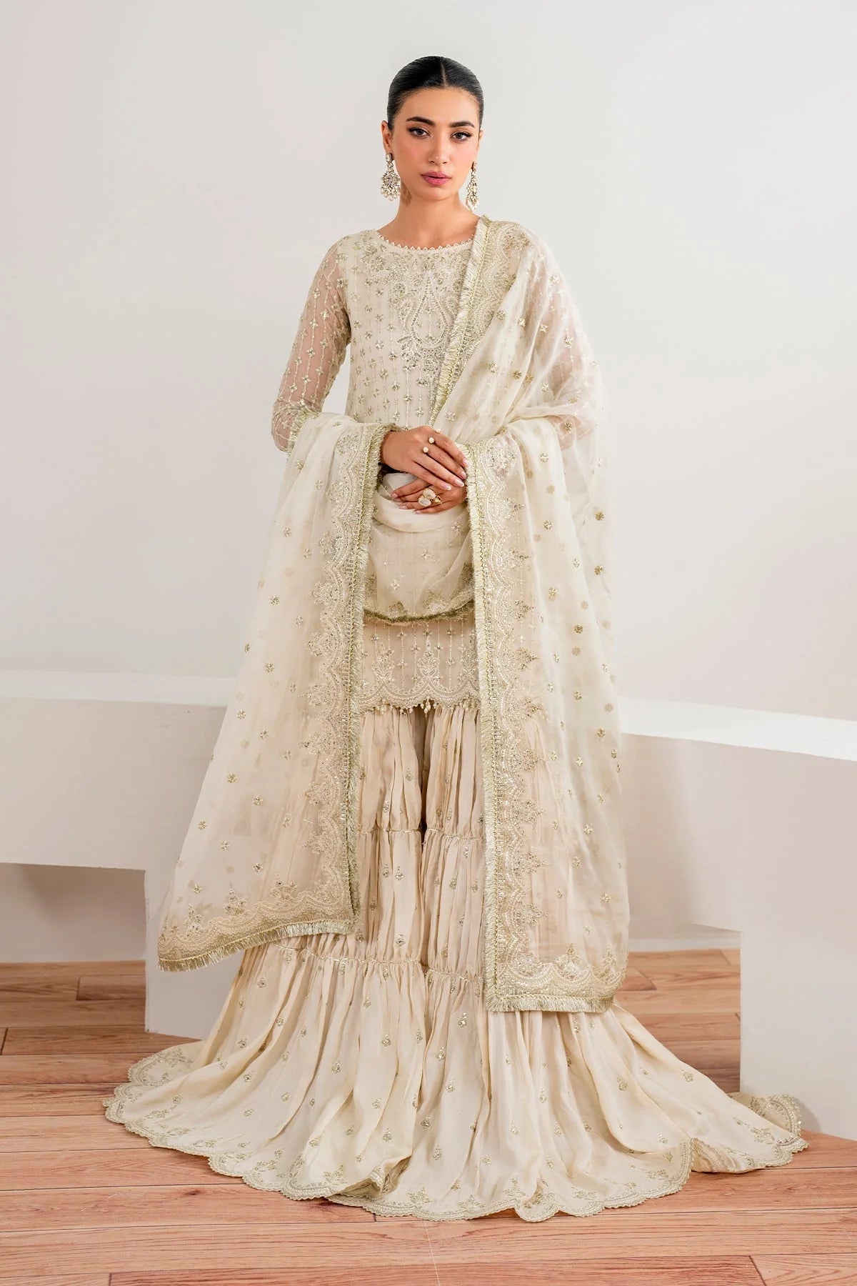 Off white Nikkah set