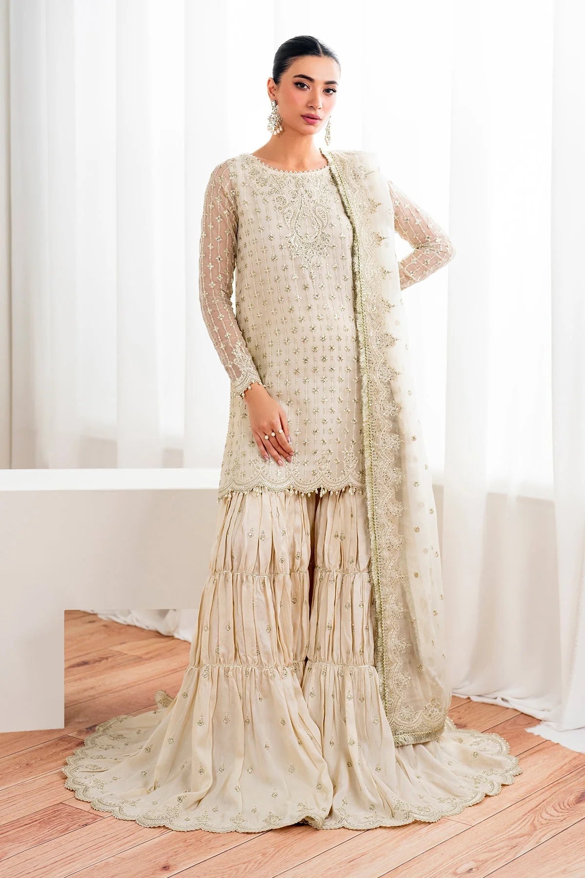 Off white Nikkah set