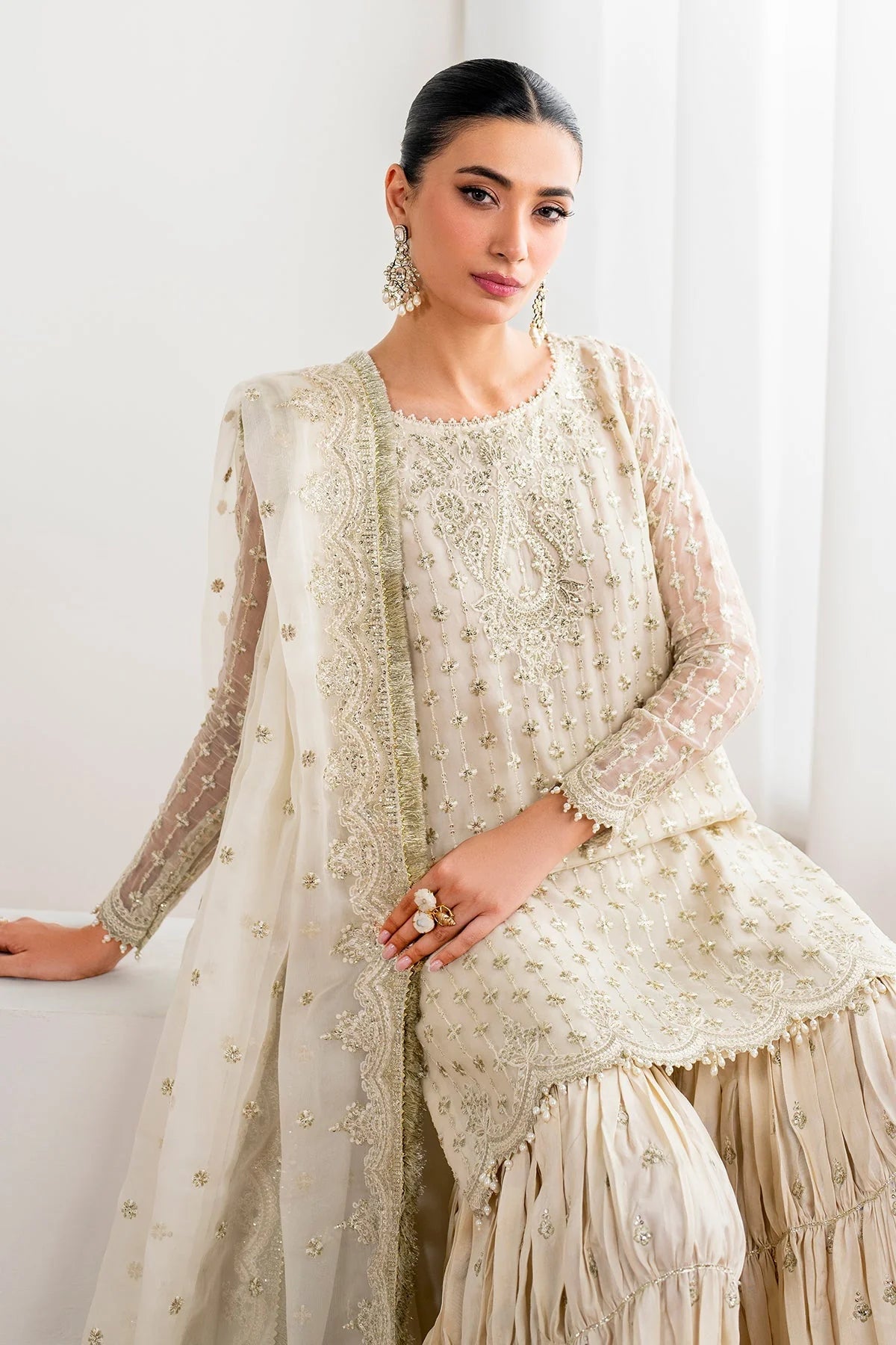 Off white Nikkah set