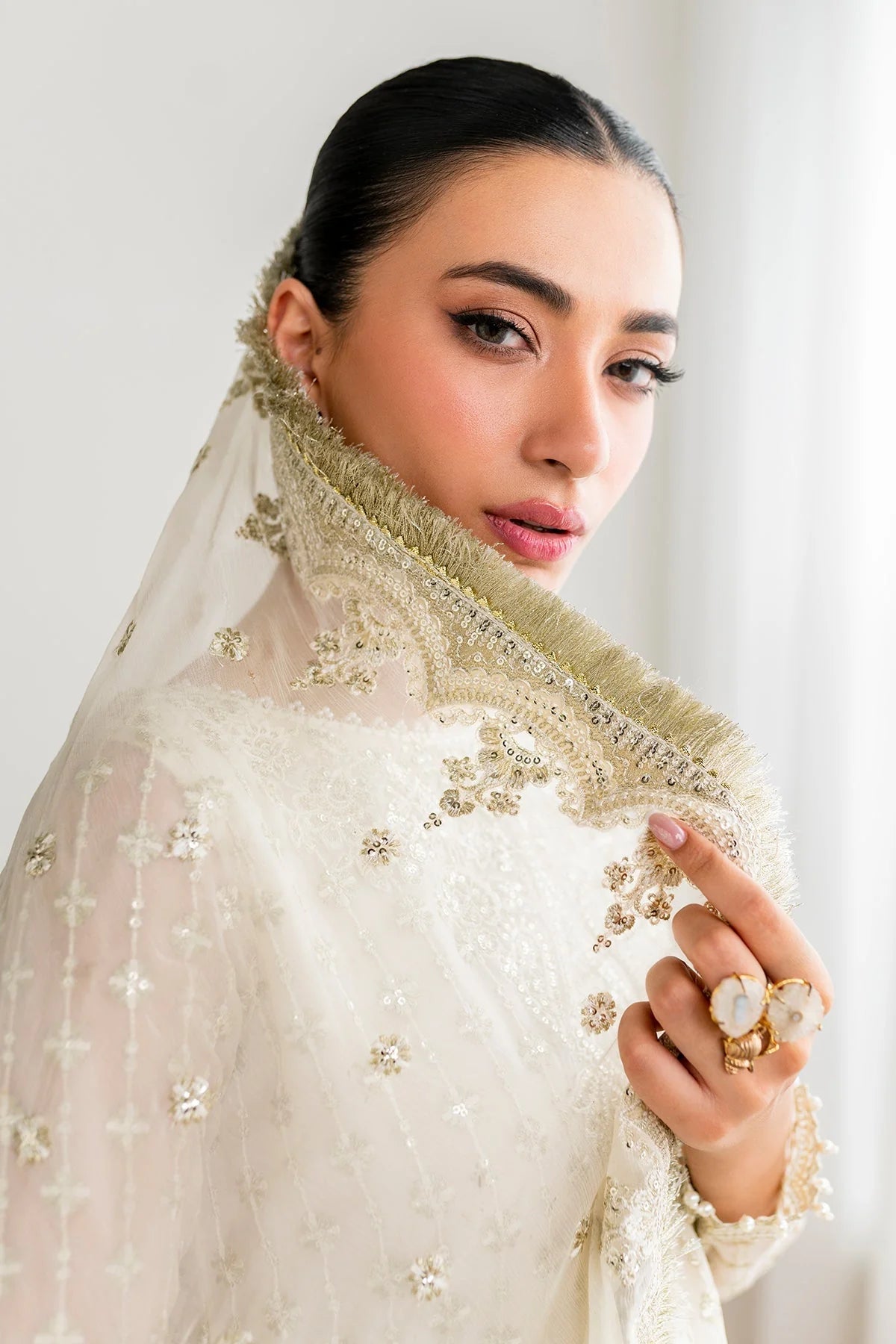 Off white Nikkah set