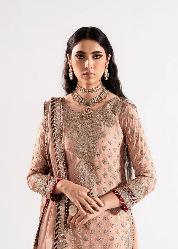 Tea pink sharara set