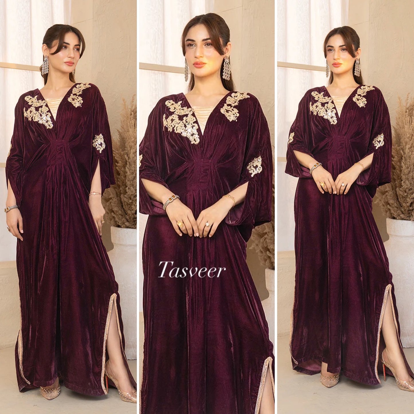 Velvet kaftan
