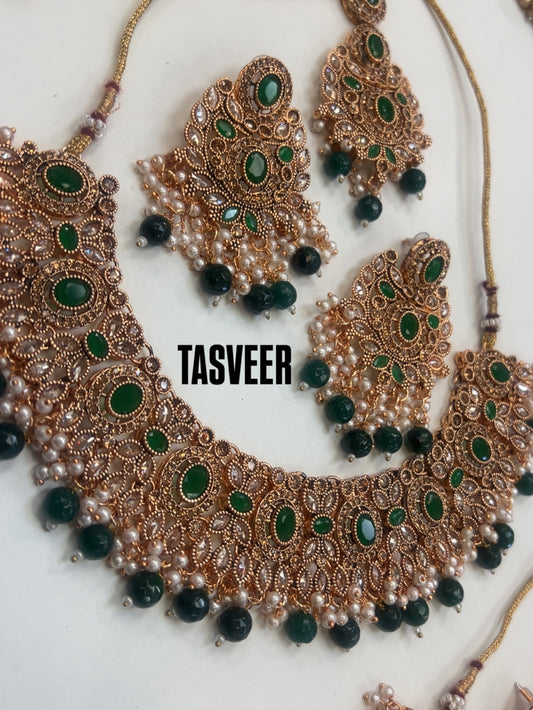 Jewellery set green