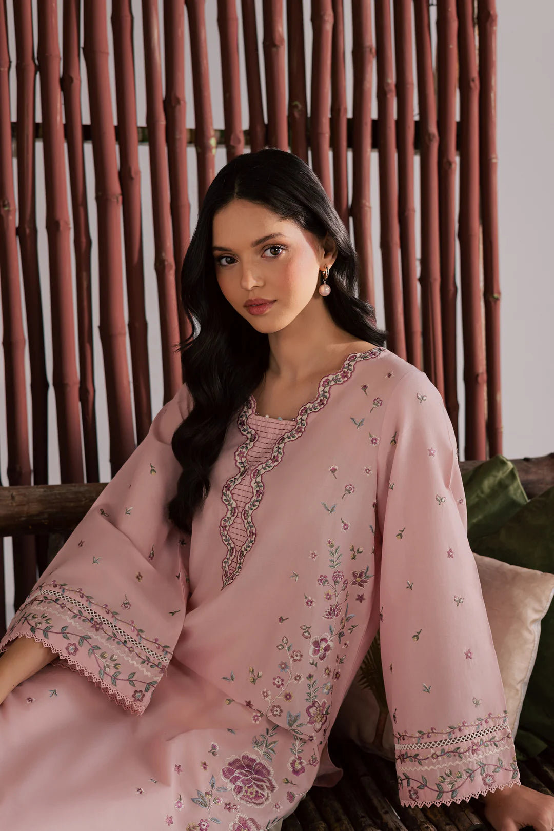 2 piece lawn suit