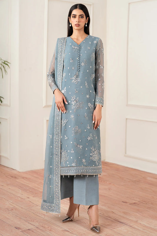 Chiffon grey suit