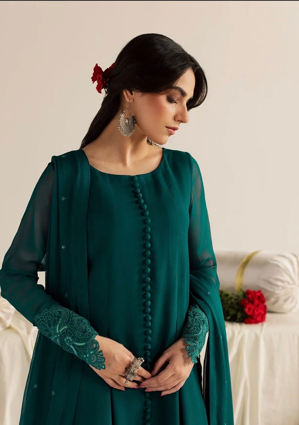 Chiffon suit