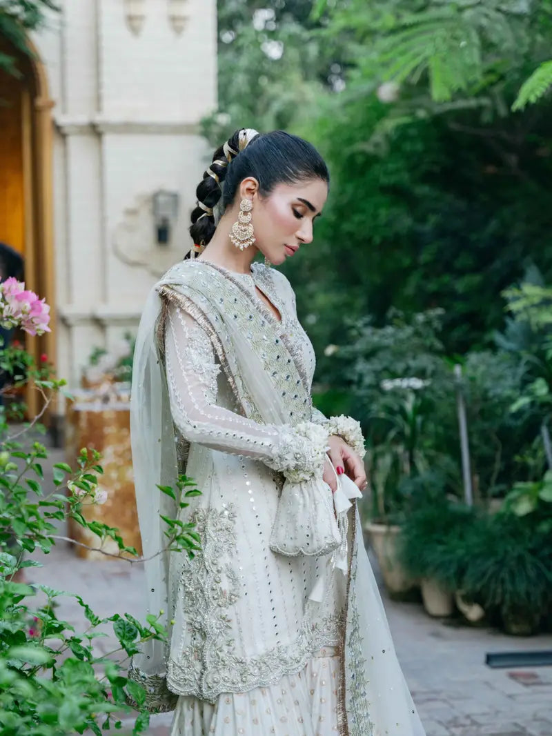 Off white sharara designer