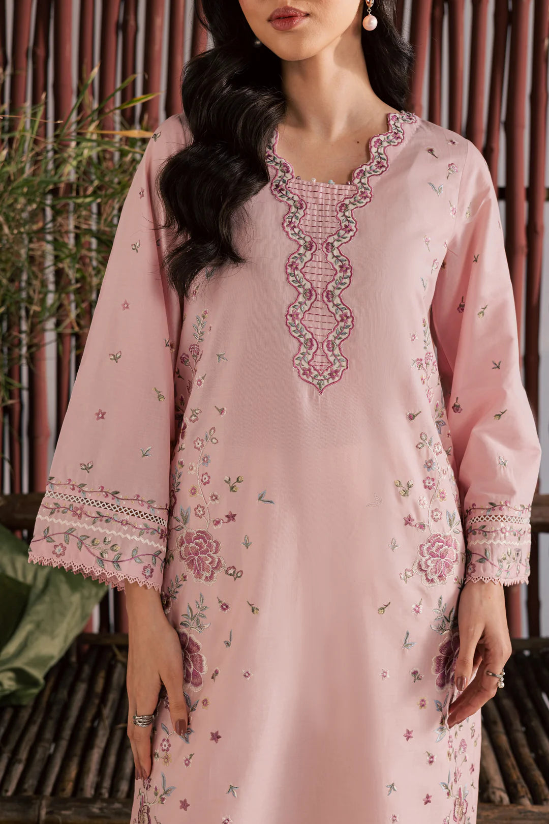 2 piece lawn suit