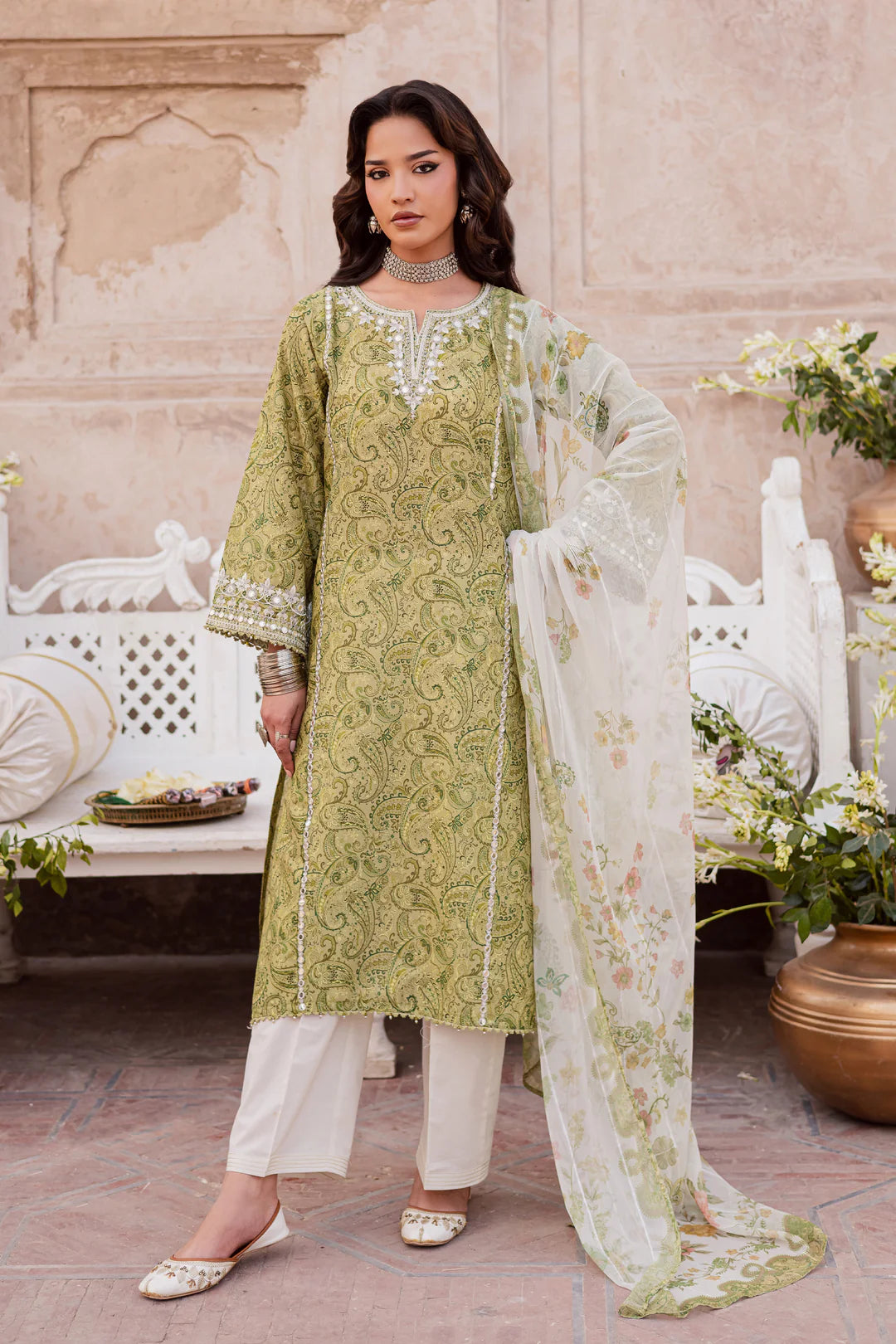 3 piece lawn suit