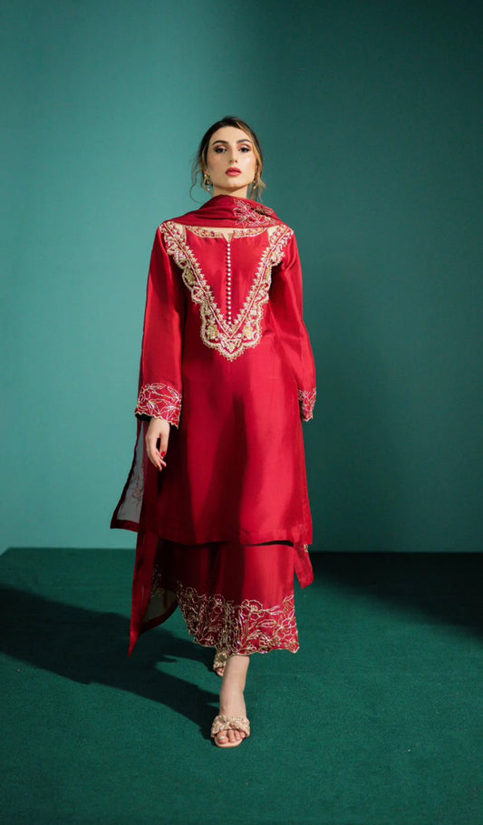 Designer wear Red
