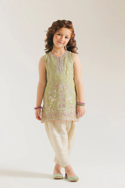 Kids 2 piece green suit