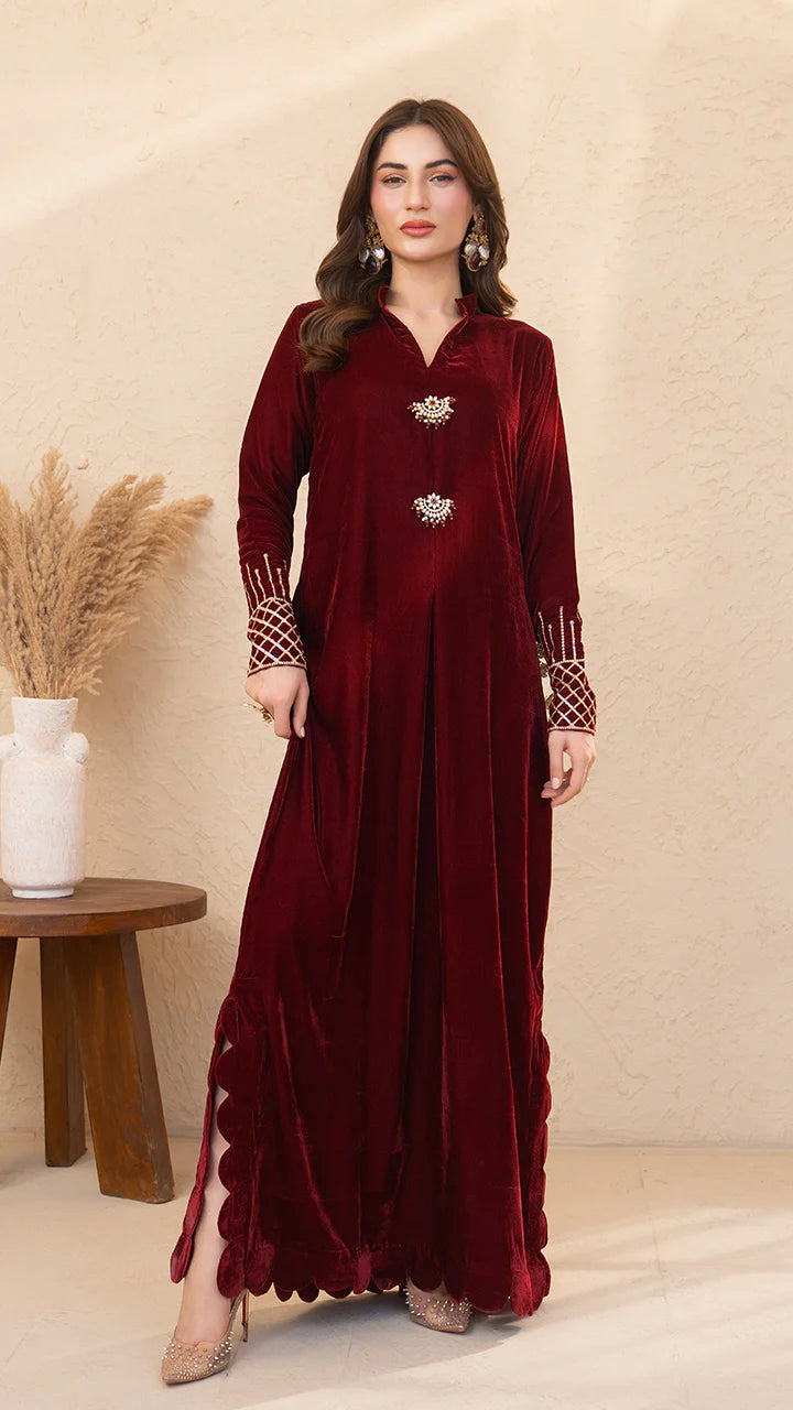Velvet kaftan