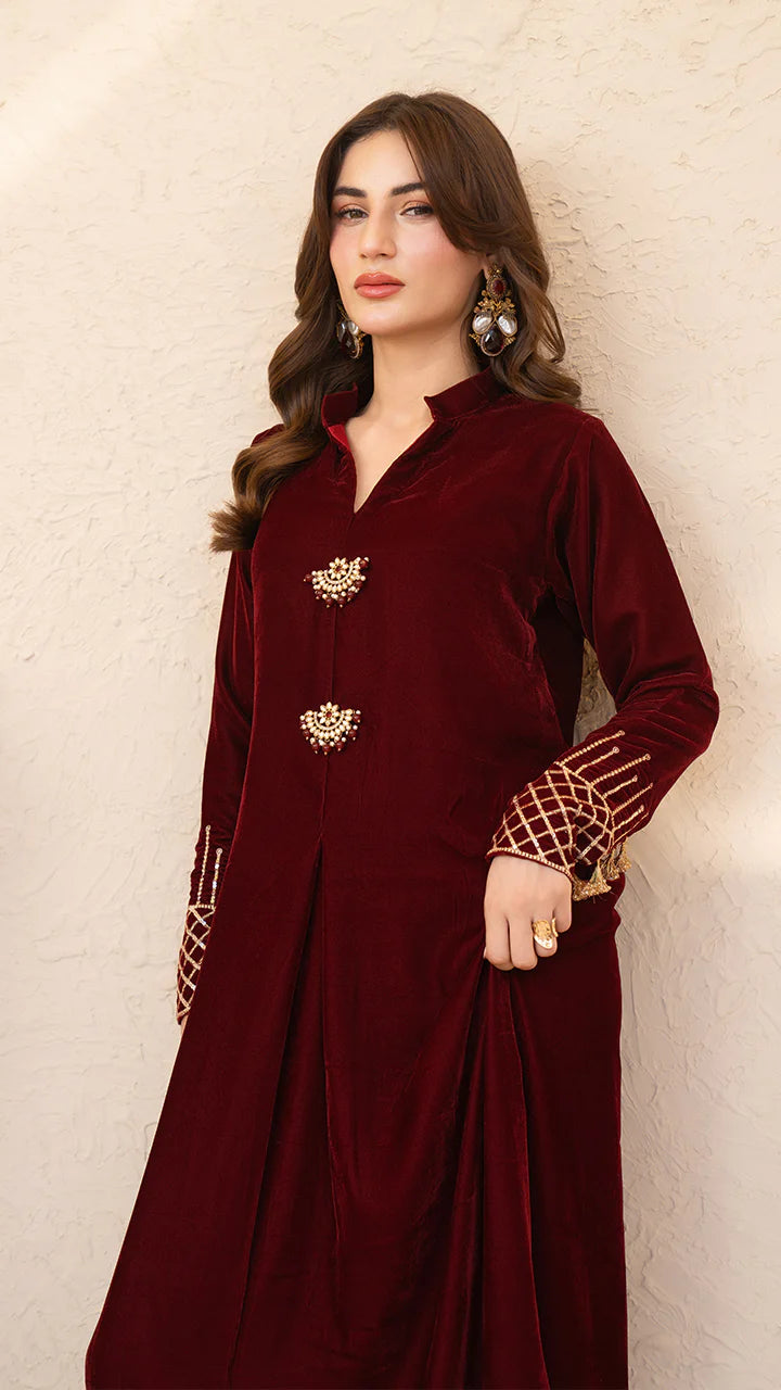 Velvet kaftan