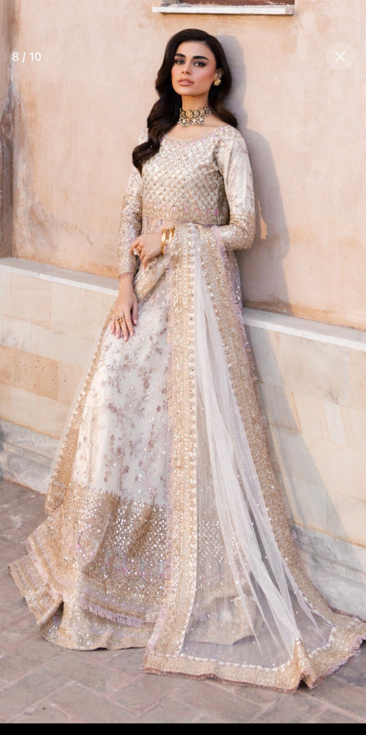 Off white frock