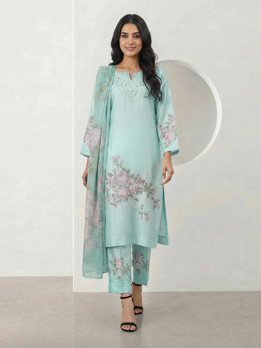 Silk 3 piece suit
