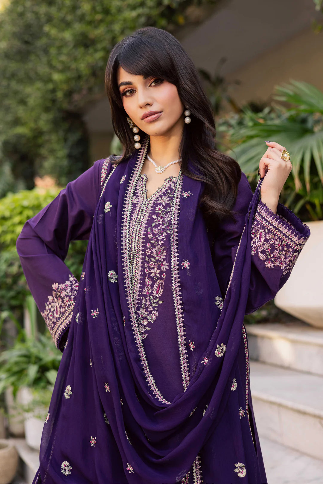 3 piece Khaddar suit