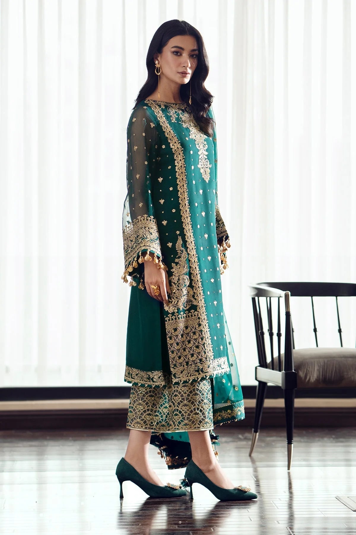 Green suit