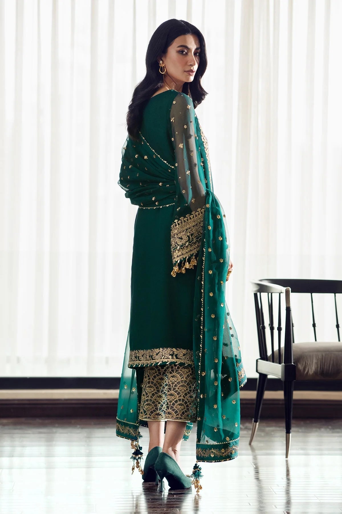 Green suit