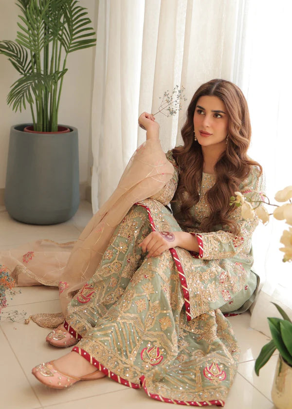 Sharara in sea green