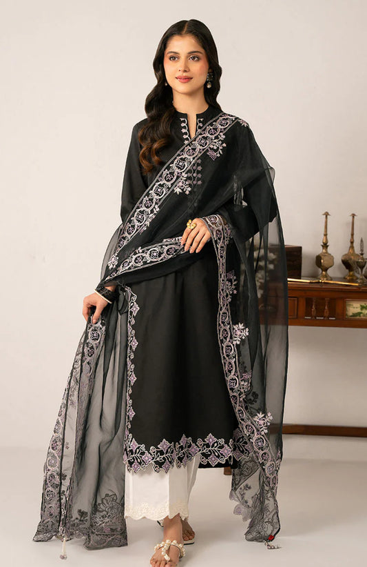 Black shirt with dupata