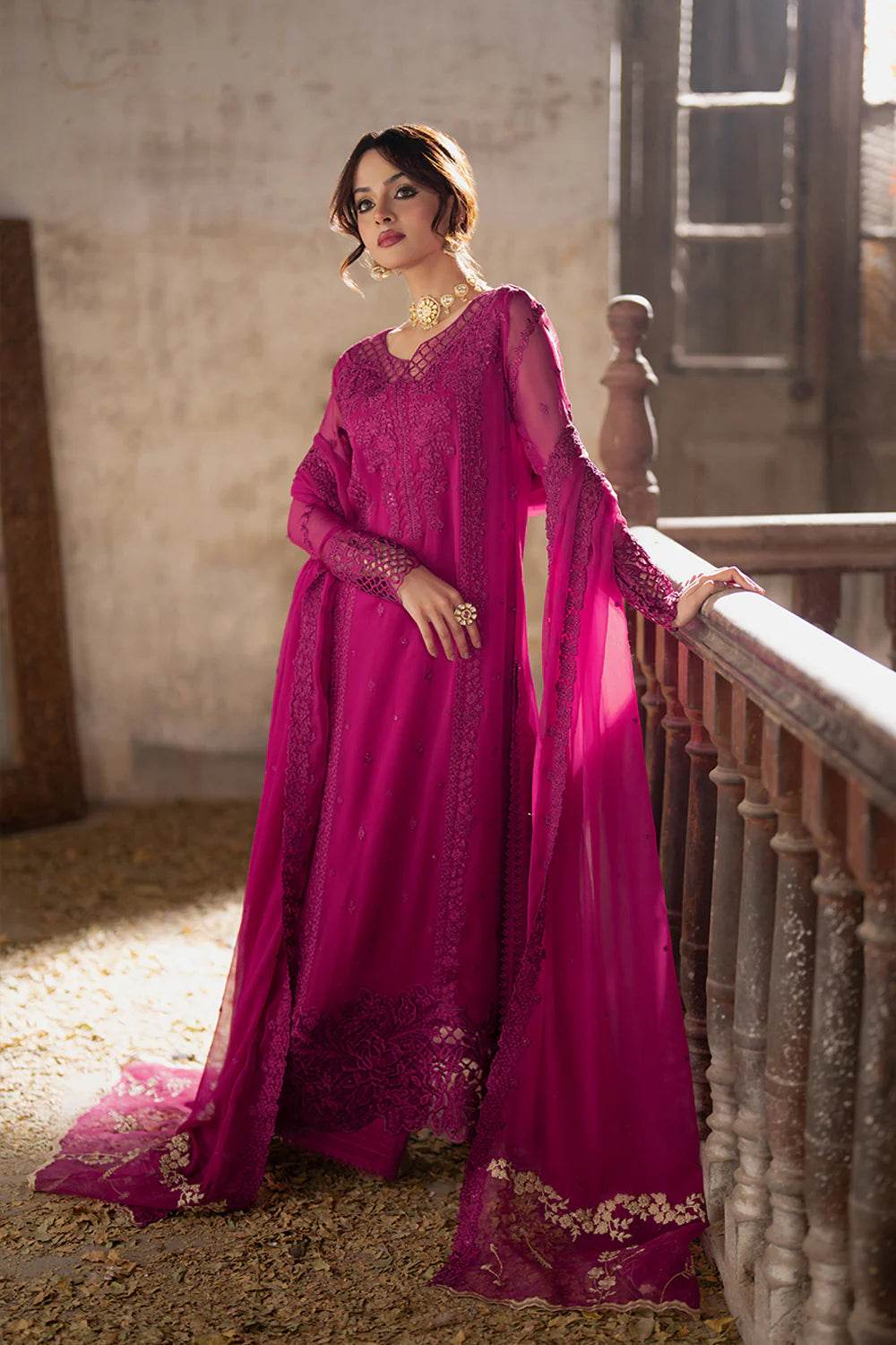 Pink chiffon