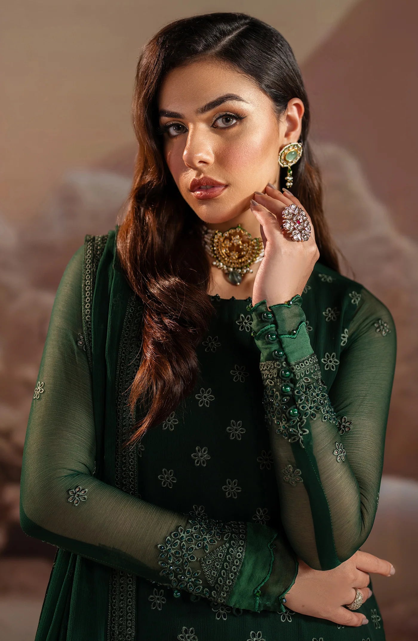 Bottle green 3 piece